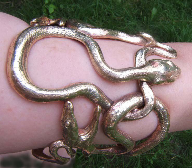 Bracelet 'trois serpents entrelacés'