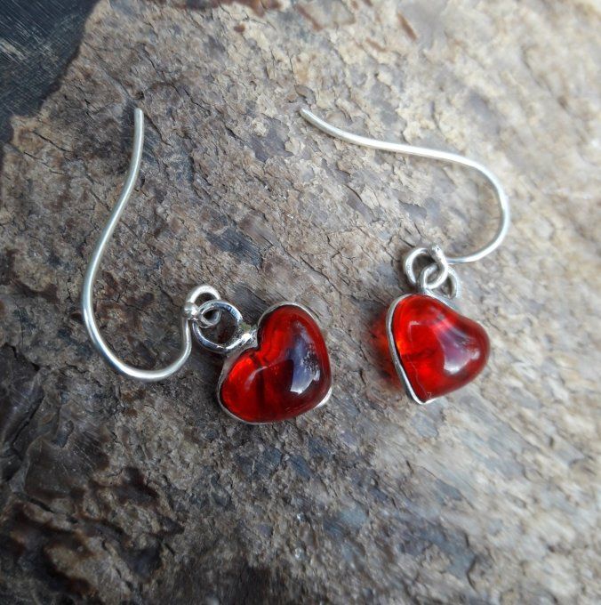 Boucles d'oreilles "petits coeurs"