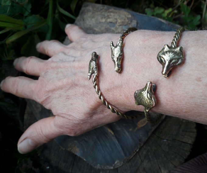 Bracelet torque "dragon"