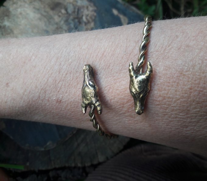 Bracelet torque "dragon"