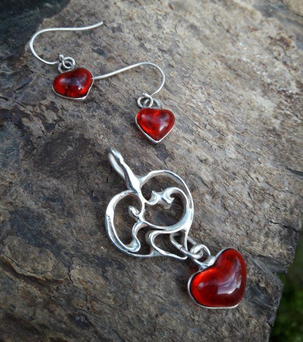 Boucles d'oreilles "petits coeurs"
