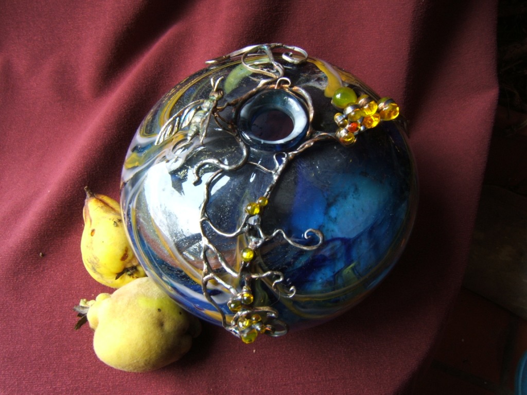 vase en cristal Art Nouveau